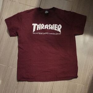 Thrasher Men's Burgundy Skate Tee